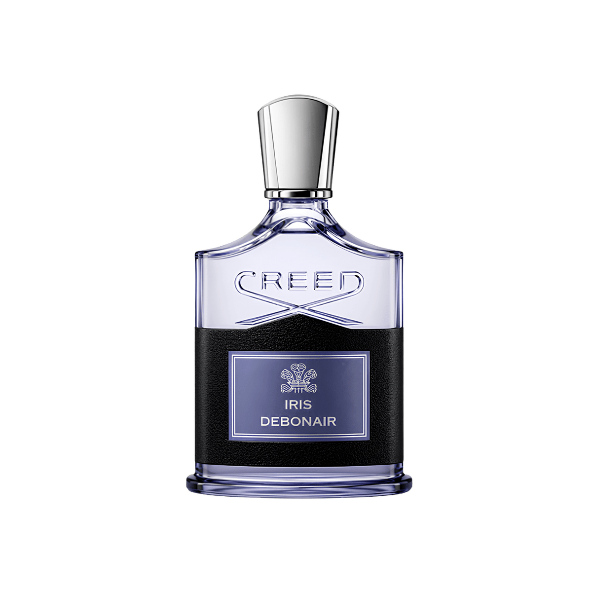 Creed Iris Debonair Eau de Parfum bottle on white background
