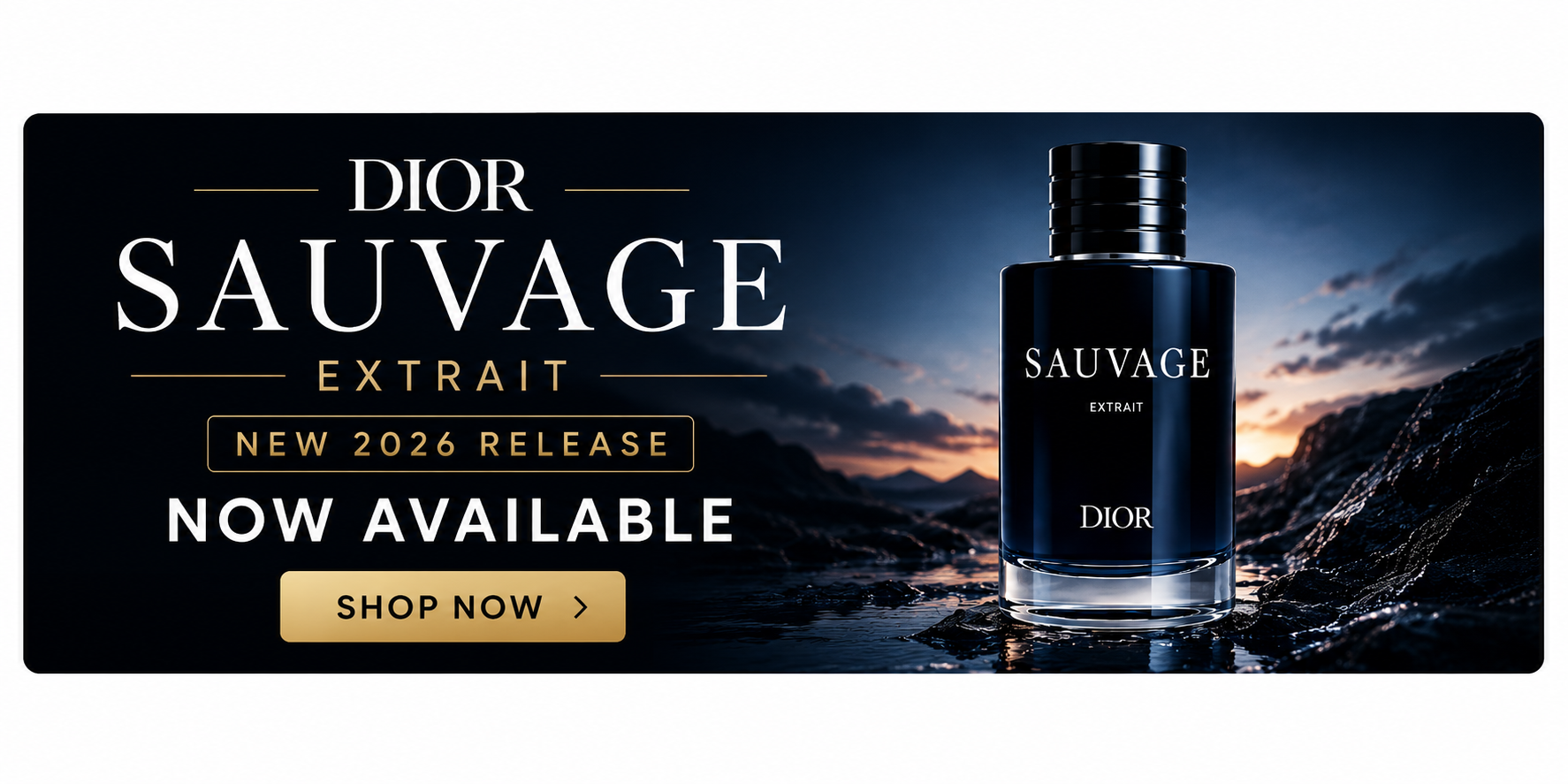Dior Sauvage Extrait new 2026 release now available