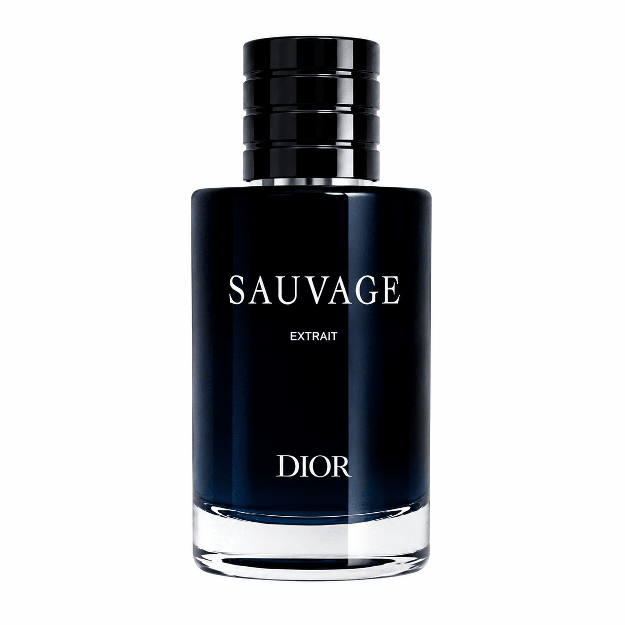 Dior Sauvage Extrait bottle on white background