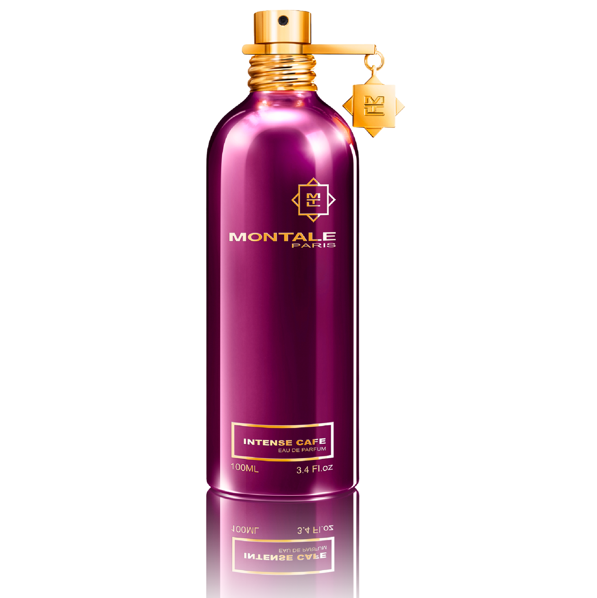 Montale Intense Café 100ml perfume bottle on white background