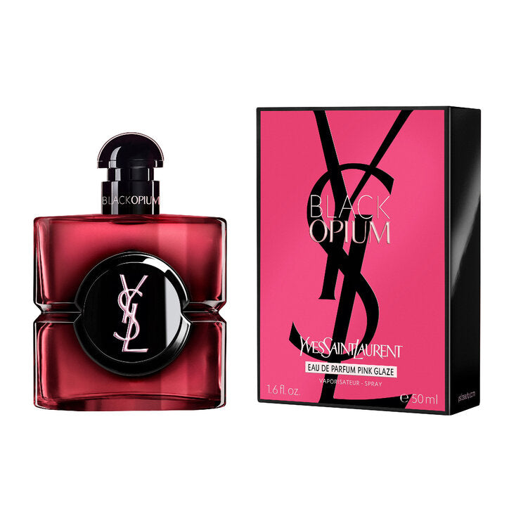 YSL Black Opium Pink Glaze Eau de Parfum bottle and box
