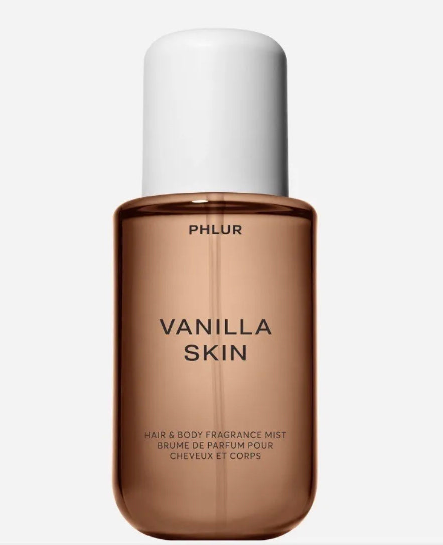 PHLUR Vanilla Skin Mist hair and body fragrance mist Brume De Parfum Samples