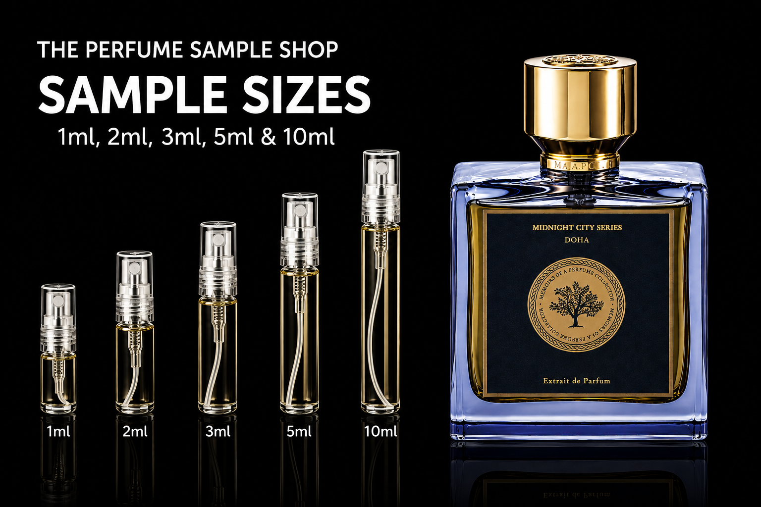 Memoirs of a Perfume Collector Doha Midnight City Series Fragrance Sample