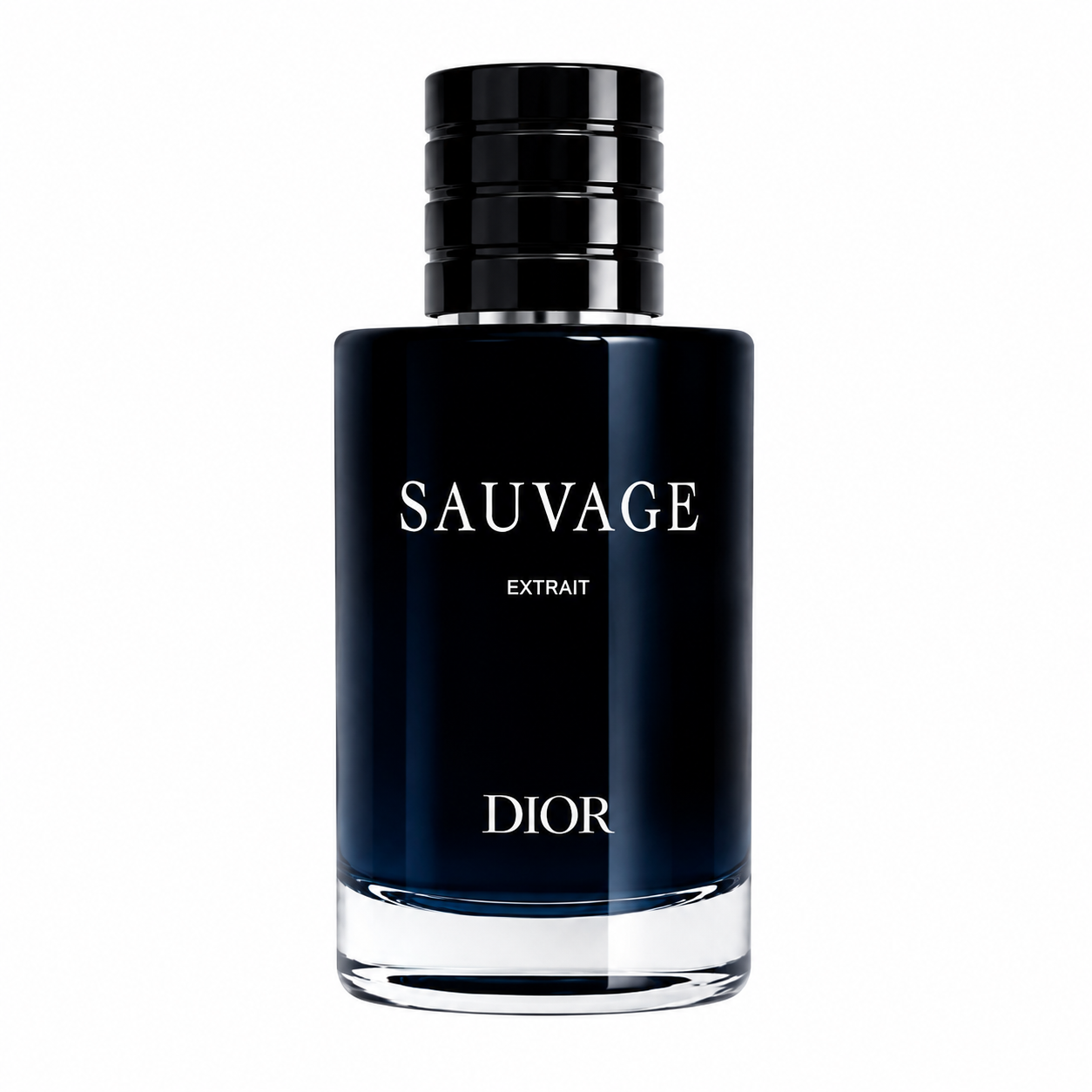 Dior Sauvage Extrait bottle on white background