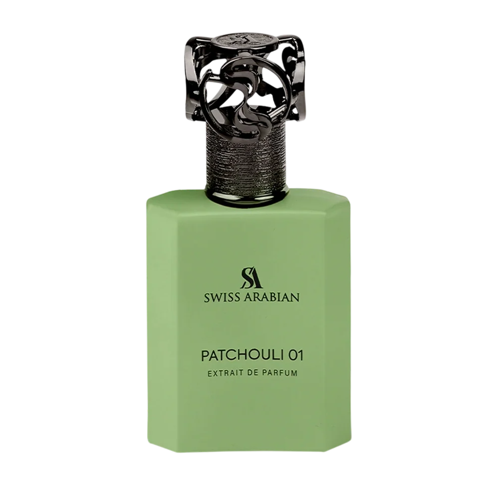 Swiss Arabian Patchouli 01 perfume bottle on white background
